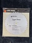 New Black & Decker Super Sharp Saw Blade 1/4" Combination 73-037. Price: $9.00.