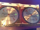 Two !! Ace 8-1/4" X 40 Tooth Carbide Tipped Saw Blades 2011724 New. Price: $16.99.