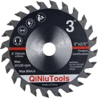 3 Inch 76MM 24-TOOTH Tct Circular Saw Blade For Wood Plastic Compos... Fast Ship New. Price: $23.99.