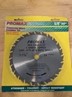 Promax 7 1/4" Tungsten Molybdenum Carbide Tipped 24T Circular Saw Blade ; New. Price: $9.99.