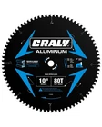 Craly 10 Inch 80 Teeth Aluminum And Non-ferrous Metal Cutting Circular Saw Bl... New. Price: $46.50.