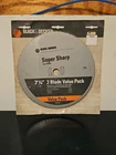 Black & Decker 1/4" Circular Saw Fast 73-007, Ply 73-047, Crosscut 73-027 New. Price: $9.95.