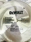 Bulk Dewalt DW3326 7-1/4" 140T Steel Hollow Ground Plywood Saw Blade (5 Pack) New. Price: $18.00.