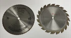 Delta 10" Cross Cut / Flooring Blade No. 34-018 & Sharpened Ripsaw Used. Price: $34.99.