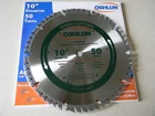 Oshlun 10" 50T Combination Saw Blade SBW-100050 New. Price: $42.95.
