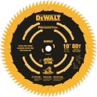 Dewalt DW3218PT 10-INCH 80 Tooth Atb Crosscutting Saw Blade With 5/8-INCH Arbor New. Price: $61.99.