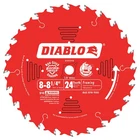 Diablo D0824X Circular Saw BLADE,8 1/4 IN,24 Teeth 52XF71 New. Price: $22.94.