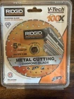 Ridgid 5 In. Metal Cutting Diamond Blade V Tech Up To 100X Longer Life New. Price: $19.99.