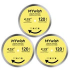 4-1/2 In. 120-TOOTH Fine-finish Circular Saw Blade With 3/8 Arbor For Smooth New. Price: $25.67.