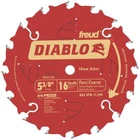Freud D0516X Diablo 5-3/8" 16T Atb Fast Cutting Cordless Trim Saw Blade 2052306 New. Price: $12.95.