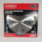 Admiral Industrial 12 In. 96T Finishing Circular Saw Blade #62730 New. Price: $19.99.
