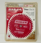 Diablo D0744CD 7-1/4" 44-TEETH Trexblade Saw Composite Decking Freud New. Price: $21.99.