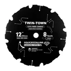 Twin-town 12" 8T Pcd Diamond Tipped Saw Blade For Hardie Fiber Cement New. Price: $94.00.
