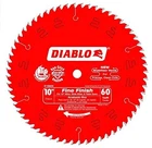 Diablo D1060X 10" 60-TEETH Fine Finish Saw Blade For Wood New. Price: $50.45.