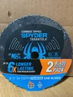 Spyder Framing 2-PACK 6-1/2 24-TOOTH Tungsten Carbide-tipped Circular Saw Blade New. Price: $15.99.