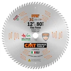 Cmt Itk Xtreme Orange Chrome 12" Fine Crosscut Blade 80 Teeth Atb 252.072.12 New. Price: $74.67.