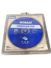 Kobalt 1615980 10" Glass Tile Wet Diamond Saw Blades (set Of 2) New. Price: $49.95.