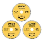 3PACK 3-3/8 Inch 80T Circular Saw Blade 19/32 (15MM) Arbor, Plywood, Osb New. Price: $21.02.