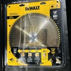 Dewalt DW3128 12" 80T Carbide Circular Saw Blade Silver Yellow For Wood, Pack New. Price: $65.00.