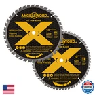 Angelsword 10" Table/miter Saw Blade, 40T Ripping/cross Cut, 2-PACK New. Price: $45.03.