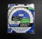 Norton Diamond 14-IN Wet/dry Segmented Rim Saw Blade New!. Price: $79.99.
