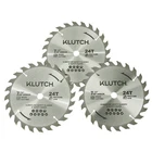 Klutch 24T Circular Saw Blade Set, 7-1/4IN., 3-PC. New. Price: $15.99.