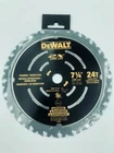 Dewalt 7-1/4-IN 24-TOOTH Carbide Circular Saw Blade DWA31724D New. Price: $12.95.