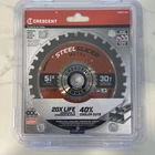 Crescent CSBMM-530 Steelslicer Medium Metal Carbide Blade, 5-3/8" X 30T New. Price: $22.40.