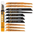 Tolesa 10PCS Reciprocating Bi-metal Saw Blades For Wood Pruning Pvc Cutting Heav New. Price: $33.99.