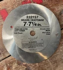 Used Sears Craftsman 7-71/4 Inch Thin Rim Satin Cut Veneer Blade (#932157). Price: $30.00.