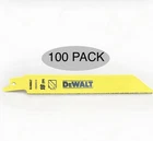 Dewalt 6 Reciprocating Saw Blades 18 Tpi 100 Pack Metal Cutting New. Price: $199.99.