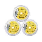 Highdril Diamond Saw Blade, 3PCS 3IN/75MM X Arbor 3/8INCH/10MM For Granite,ha... New. Price: $31.67.