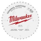 Milwaukee 48-40-1024 In. 40T General Purpose Circular Saw Blade New. Price: $61.64.