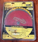 New Sealed Dewalt 12-INCH Construction Blades 80T & 32T DW3128P5 Free Ship Open. Price: $30.00.