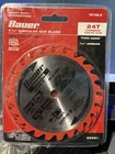 New Bauer 4 1/2" Carbide Teeth Circular Saw Blade 19710A-B 3/8" Arbor Thin Kerf. Price: $14.99.