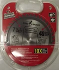 Vermont American 27250 7-1/4" X 40 Tooth Carbide Saw Blade New. Price: $11.00.