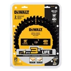 Dewalt DWA1040CMB Inch 40T Circular Saw Blade Combo Pack - Of 2 New. Price: $28.99.