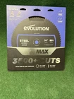 Evolution EVOMAX14ST In. 80T Professional Grade Mild Steel Cermet Blade New. Price: $130.00.