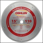 Oshlun SBNF-150110 15" Tooth Aluminum Cutting Saw Blade New. Price: $122.50.