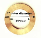 Freud BL71MCE9 Saw Blade Arbor Bushing Reducer 1" X 5/8" New. Price: $7.95.
