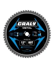 Craly 12 Inch 60 Teeth Steel And Ferrous Metal Cutting Circular Saw Blade, ... New. Price: $80.70.
