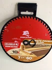 7- 60 Tooth Ultimate Finish Wood Demon Carbide Saw Blade Diablo Tools #634 New. Price: $18.95.