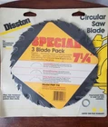 Circular Saw Blakes -3 Variety Type Pack Disston 1/4 Model Pmp 714 New. Price: $15.00.