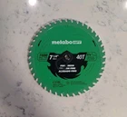 Metabo Hpt Circular Saw Blade Fine Finish, 7-1/4-INCH, 40T, Carbide, 115759M New. Price: $17.99.