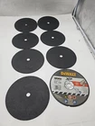 (qty 8) Dewalt Xp DW8056 Type TA24T, Metal 7" 1/8" 5/8" Saw Blade Open. Price: $23.09.