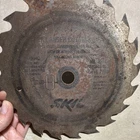 Skil 71991 7-1/4" 24T Steel Circular Saw Blade 5/8" Arbor For Wood, Silver Used. Price: $26.50.