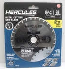 Hercules 5-3/8 In. 30T Metal Cutting Circular Saw Blade #58113 (brand New). Price: $23.95.