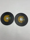 (qty 2) Dewalt DW3521 Masonry Circular Saw Abrasive 7" X 1/8" 5/8" Blade Open. Price: $17.49.