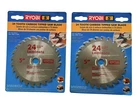 New Ryobi 5" 24-TOOTH Carbide Tipped Laminate Flooring Saw Blades RL1351. Price: $29.95.