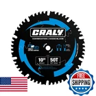 Craly 10 Inch 50 Teeth Combination Saw Blade, 5/8 Arbor Carbide Tipped Circ New. Price: $48.83.